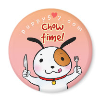Puppy Love Chow Time magnets by puppy52 Puppy Love Chow Time magnets