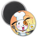 Puppy Love Cooking magnet