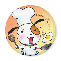 Puppy Love Cooking magnets by puppy52 Puppy Love Cooking magnets