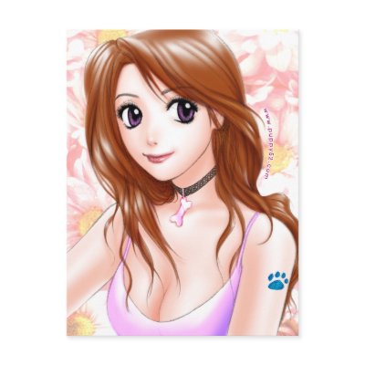 Puppy Love Covergirl Postcard by puppy52