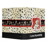"Puppy Love," Dalmatian Puppy art by Audrey Jeanne Vinyl Binders