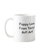 Puppy Love From Terry Mug