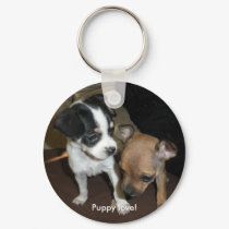 Puppy love! Keychain
