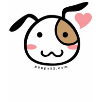 Puppy Love Mascot Basic t-shirts by puppy52 Puppy Love Mascot Basic t-shirts