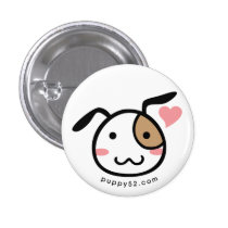 Puppy Love Mascot buttons