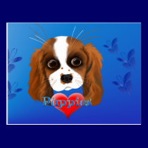 Puppy Love Postcard postcards
