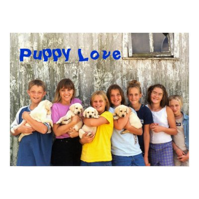 PUPPY LOVE POSTER by dkunkel1