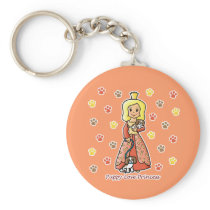Puppy-Love Princess keychains