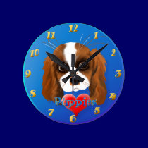 Puppy Love wall clocks