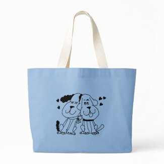 Puppy Love Tote Bag bag