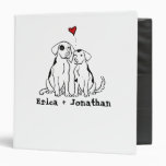 Puppy Love Wedding Organizer Vinyl Binders
