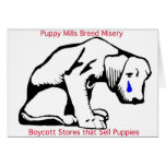 Puppy Mills Breed Misery Card