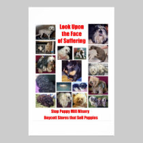 Puppy Mills Breed Misery Poster posters