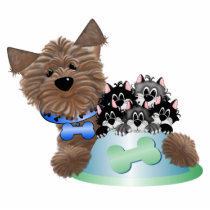 Puppy Ornament photo sculptures