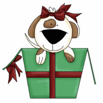 Puppy Ornament photo sculptures