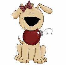 Puppy Ornament photo sculptures