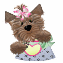 Puppy Ornament photo sculptures