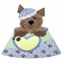 Puppy Ornament photo sculptures
