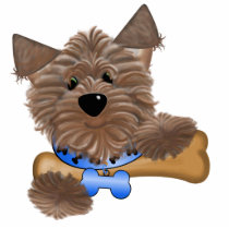 Puppy Ornament photo sculptures