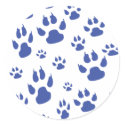 Puppy paws galore stickers