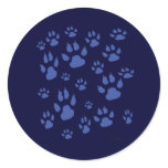 Puppy paws galore stickers