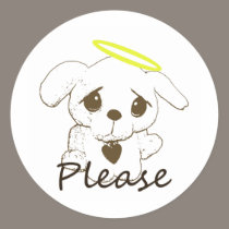 Puppy Please stickers