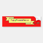 PUPPY PLEASERS RESCUE LOGO STICKER BUMPER STICKERS