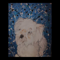 Puppy! Portrait! posters