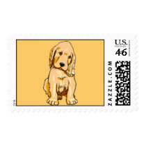 puppy postage stamp