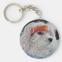 Puppy Punk Key Chain