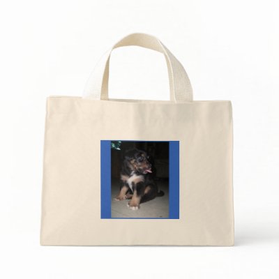 puppy raspberry bag by minx267