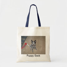 Puppy Sack Canvas Bag