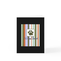 Puppy shower invitation cards