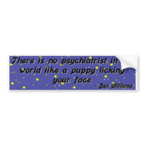 Puppy Therapy bumper stickers by TheYankeeDingo Puppy Therapy bumper stickers