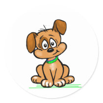 Puppy Tilt stickers