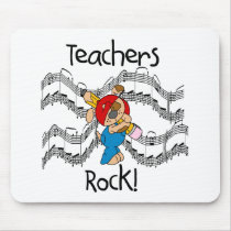 Puppy with Pencil Teachers Rock mousepads by school_teacher Puppy with Pencil Teachers Rock mousepads