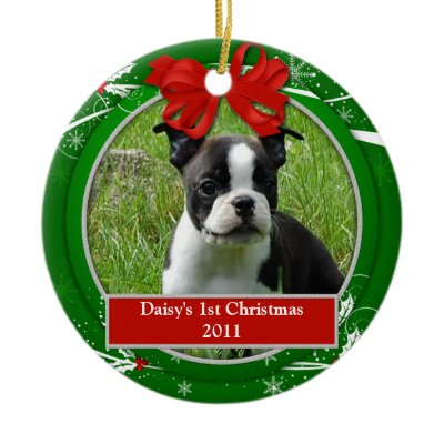 Puppy&#39;s 1st Christmas Ornament