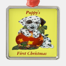 Puppy's/Dog's First Christmas Ornament