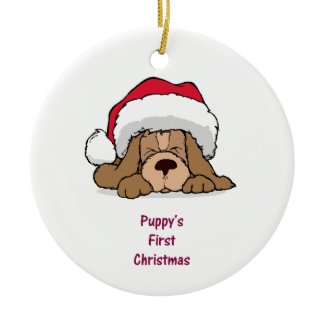 Puppy's FIrst Christmas ornament