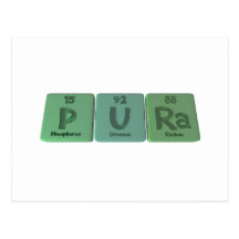 Pura as Phosphorus Uranium Radium Post Card