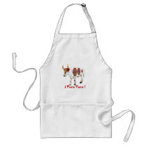 Pura Vaca Cow Apron by dawntheartist Pura Vaca Cow Apron