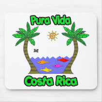 Pura Vida Costa Rica mousepads