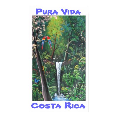 Pura Vida Costa Rica Print by sbwilkinson