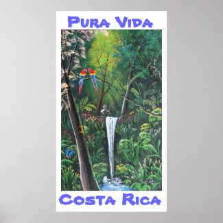 Pura Vida Costa Rica Print