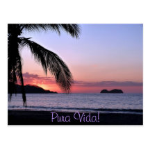 Pura Vida! Postcard