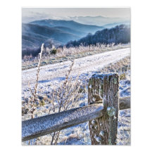 Purchase Knob Winter Scenic View Photo Print