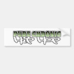 Pure Chronic Hip Hop Bumper Sticker