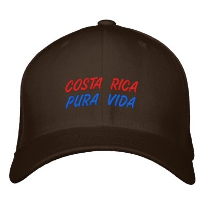 PURE COSTA RICA LIFE EMBROIDERED HATS PURE COSTA RICA LIFE EMBROIDERED HATS