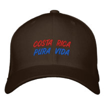 PURE COSTA RICA LIFE EMBROIDERED HATS
