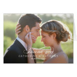 Pure Elegance Wedding Thank You Card - White cards